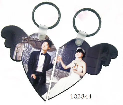 
Promotion Sublimation Blank Personalized Wood Lovers Keychain Keyring Keytag 