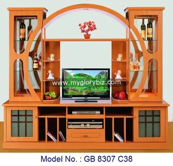 Wooden Wall Cabinet Modern Tv Stand Mdf Furniture Wood Furniture