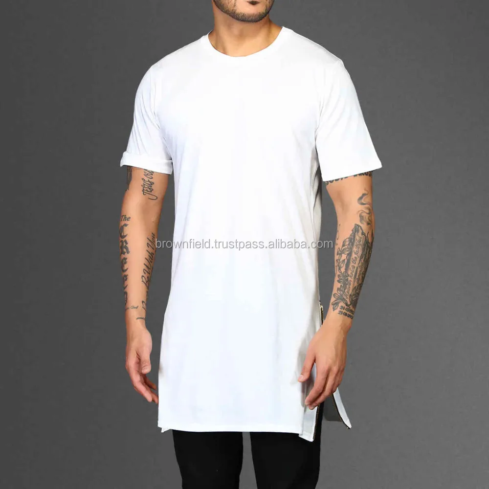 long tail t shirts men's