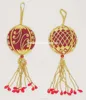 Christmas Gifts, Handmade Embroidery Work Decorative Balls