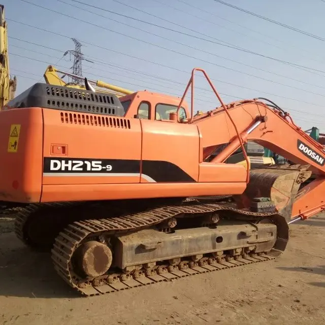 used doosan dh215-9 excavator 20 ton digger for sale