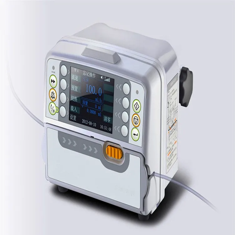 advanced portable into iv syringe infusion pump &