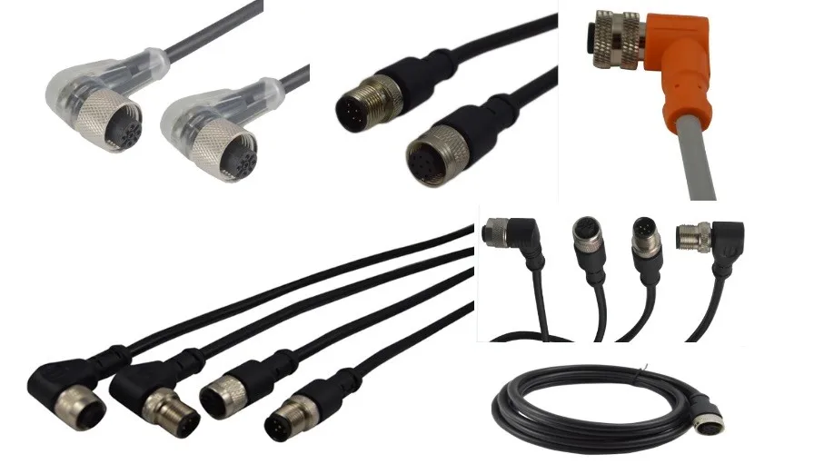 M16 6pin, 8pin, 12pin, 14pin and 19pin panel mount connector