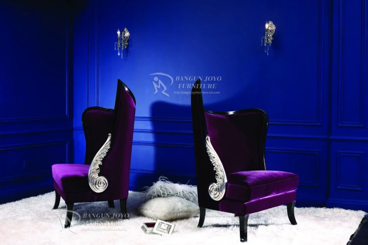 Arabic Luxury Style Hotel Lobby Best Price Chesterfield Wing Chair