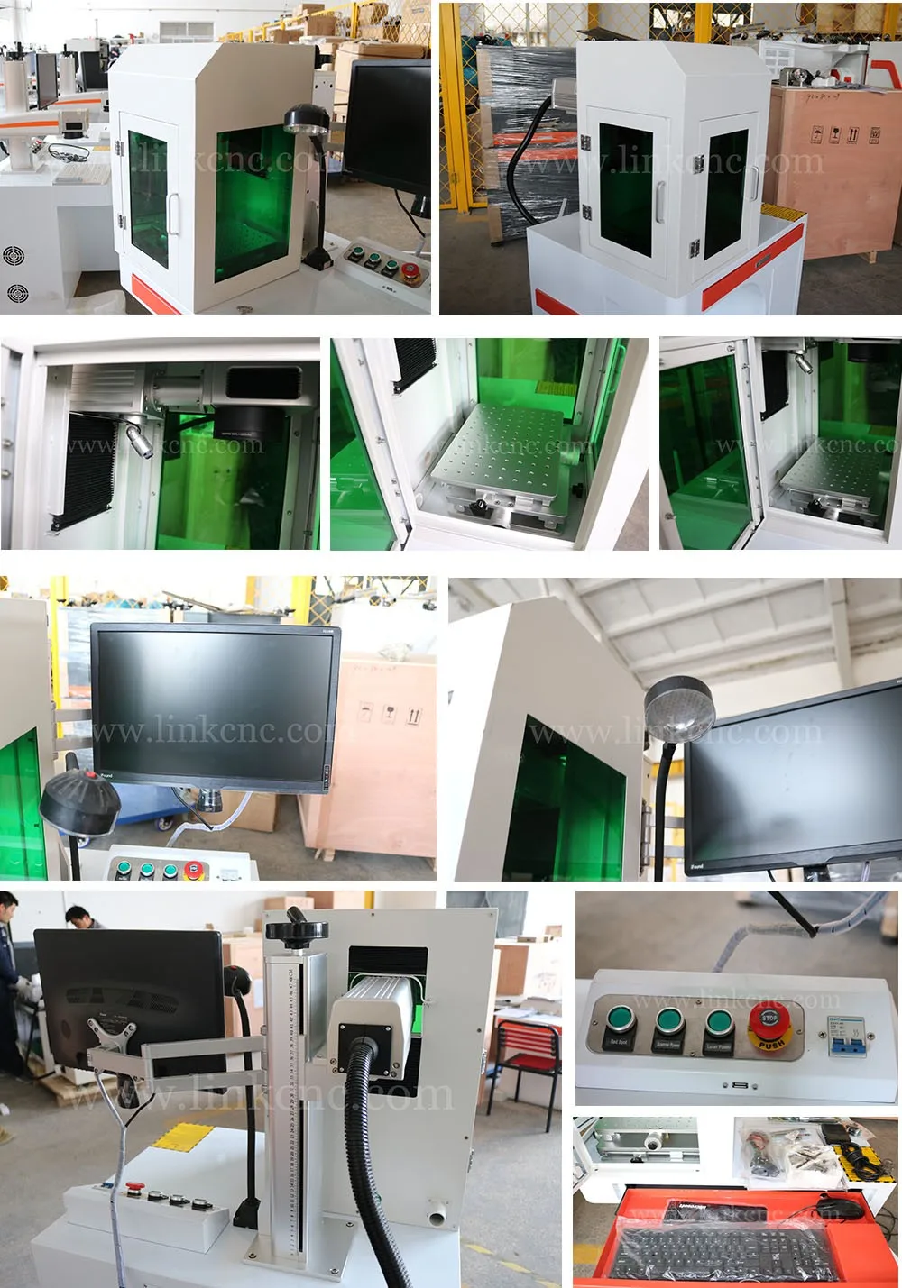 High precision 20w 30w 50w fiber laser marking machine