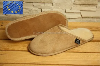 natural sheepskin slippers