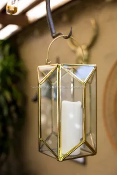 Hanging Candle Lantern Outdoor And Indoor Lantern Decorative Brass