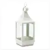 Decorative Interior Hanging Metal Lantern white
