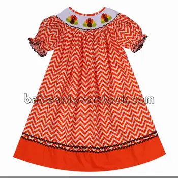 turkey smocked dress