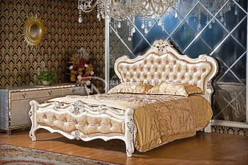 Royal Bedroom Sets European Style Headboards White Bed   Buy High 