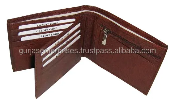 
Real leather bi fold Wallets 