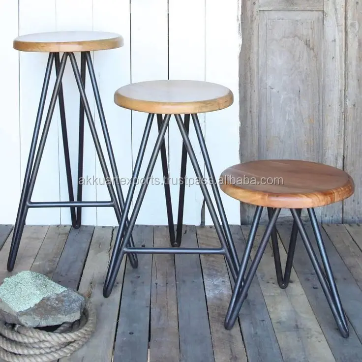 hairpin leg stool