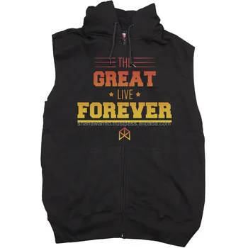 training sleeveless hoodie