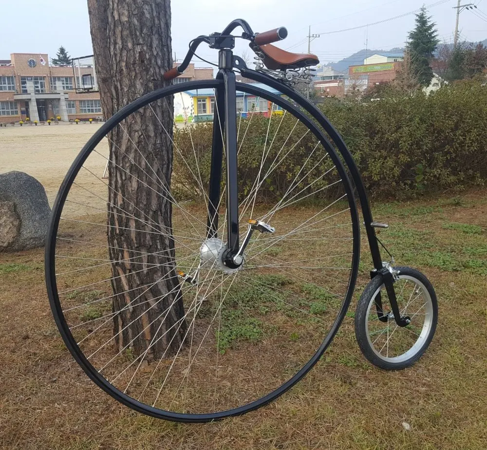 penny farthing high wheel bicycle