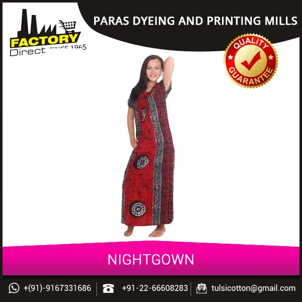 
Professional Manufacturer Customized Hot Sale Womens Nightgown 
