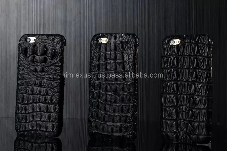 Genuine Crocodile Leather Case for iPhone 6/6S and for iPhone 6/6S Plus