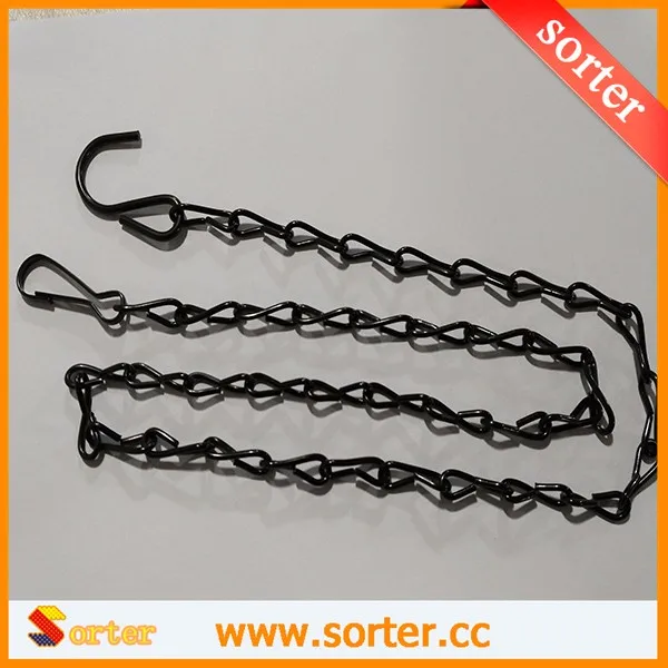 Garden Hanging Basket Chains Replacement Easy Fit Spare Metal Hanger