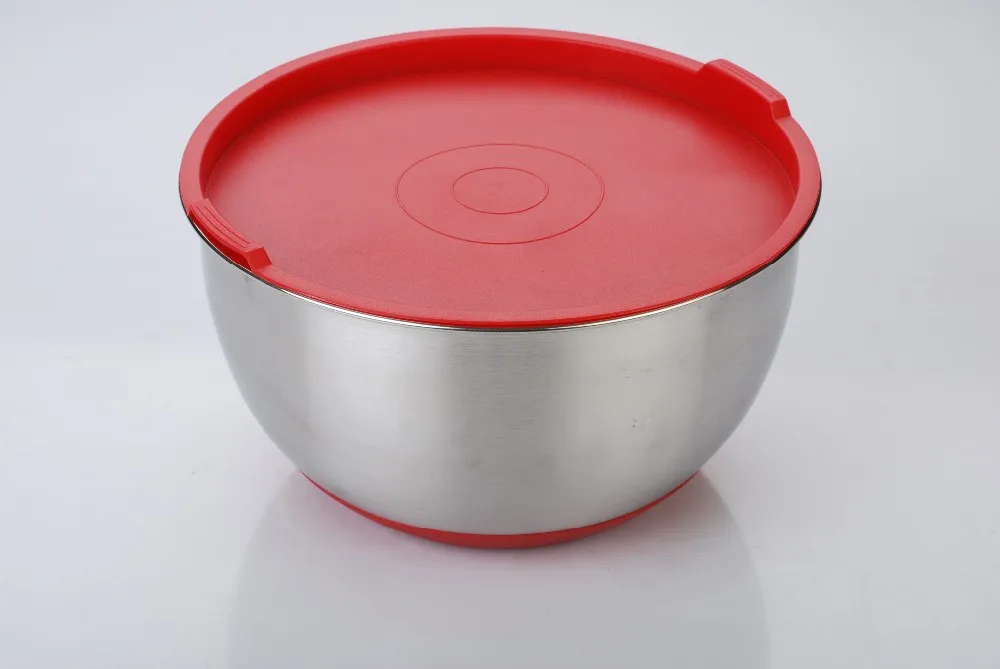 Stainless Steel Measurements Rubber Bottom Mixing Bowls Buy Mixing