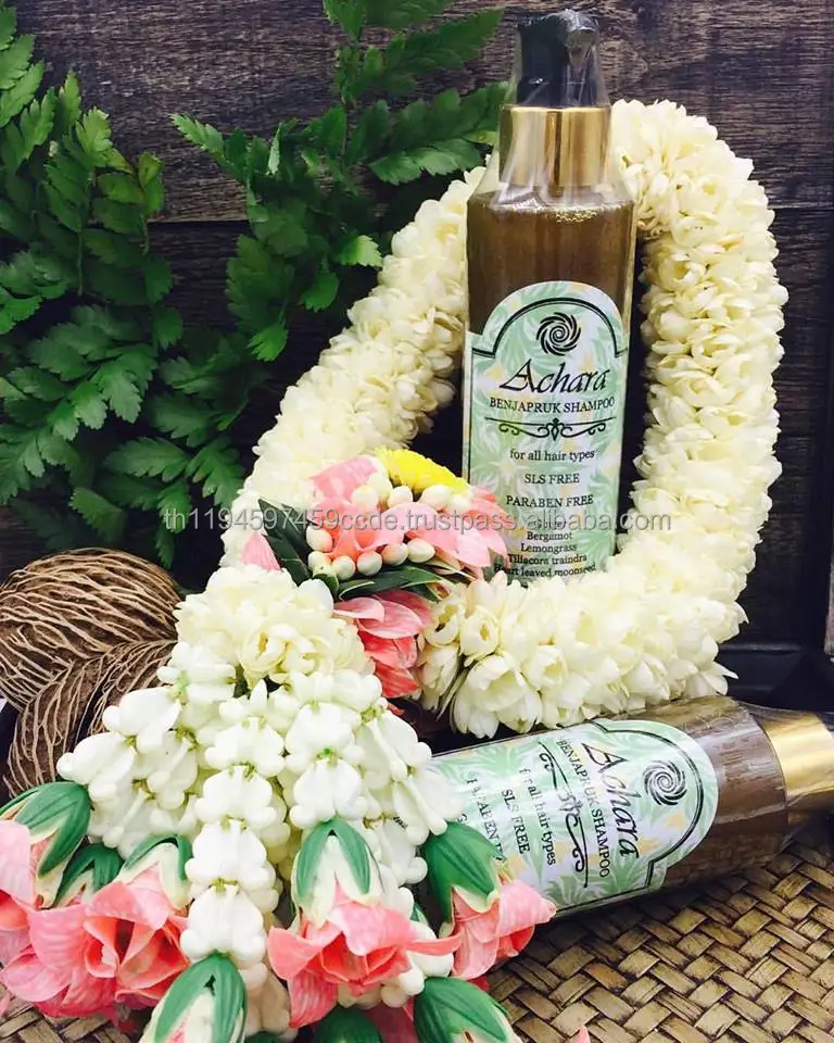 Thai Herbal Bergamot Shampoo Anti Hair Loss And Hair Regrowth