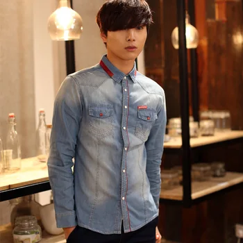 light denim shirt mens