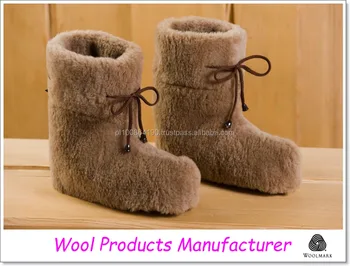 wool booties