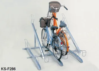 floor mounted bike rack