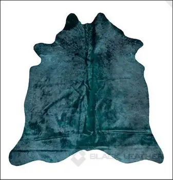 Emerald Green Dyed Cowhide Rug