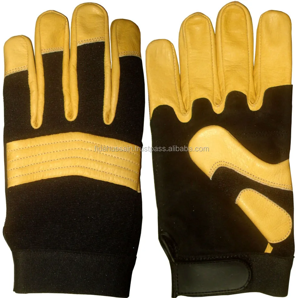 Best Quality Cowhide Leather Auto Mechanic Gloves / Mechanic Gloves,Superb Mechanic Gloves