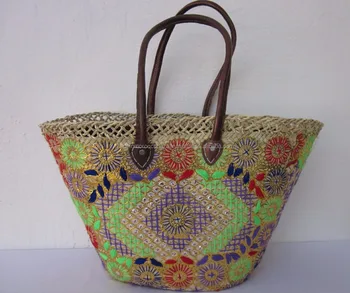 Wholesale Handmade Straw Summer Beach Bags Buy Foldable