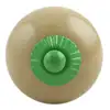 Completely Handmade Cream And Green Hand Painted Solid Cabinet Knob Base Wholesale knob