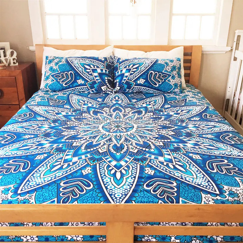 Mandala Tapestry Duvet Cover Sheet Set Doona Cover Quilt Cover