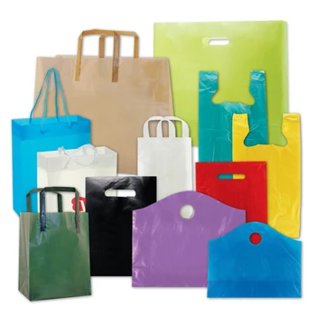 Custom Printed Plastic Shopping Bags Wholesale Direct Manufacturer & Supplier - Buy Hdpe Plastic ...