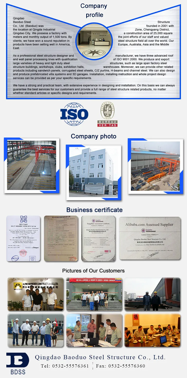 Industrial prefab steel structure workshop building