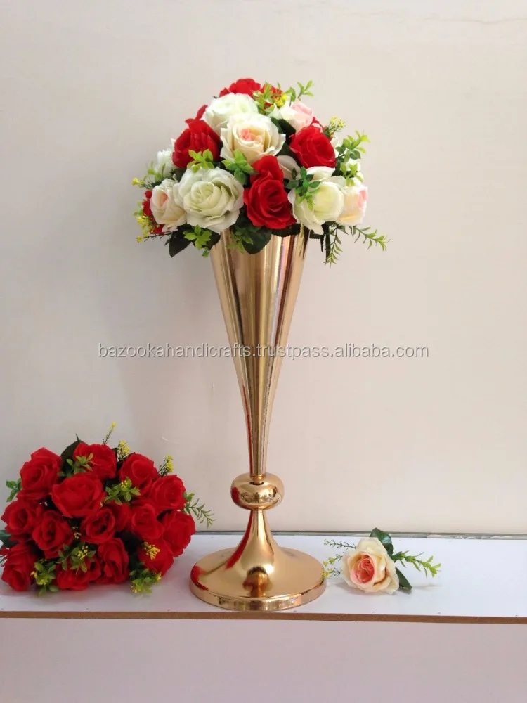 Flower Vase Decorative Brass Vase Decorative Flower