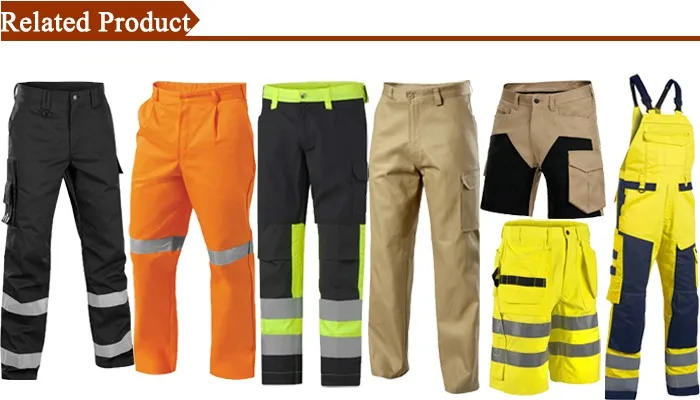 Custom Soft Heavy Duty Red Pocket Cargo Work shorts