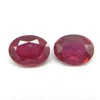 6x8mm Lead Glass Filled Ruby Cut Oval 1.60Cts Synthetic Lab Created Gemstone for Jewellery IG4531