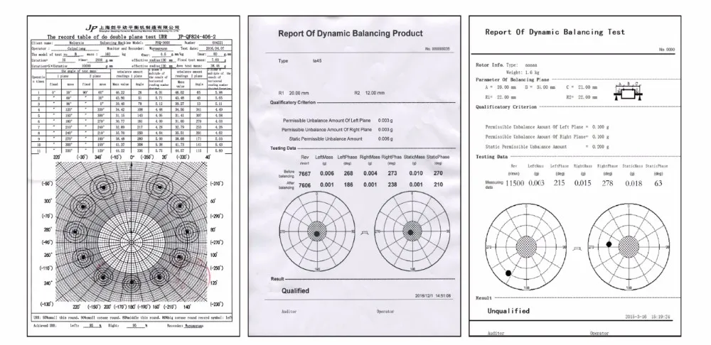 universal blower balancing equipment