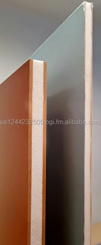 
EPS, XPS sandwich panels, MDF, PVC, Aluminium 