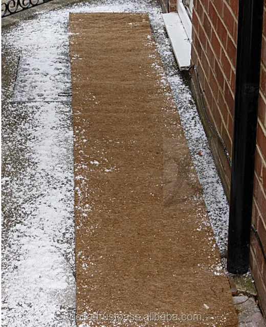 natural coir ice carpet outdoor/ coir mat ice carpet /coir mat