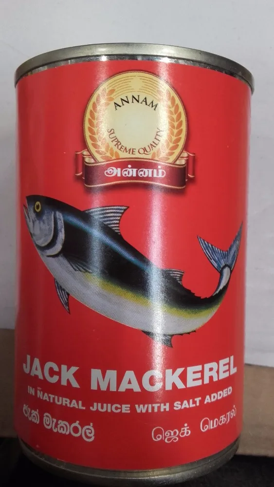 Sri Lanka Ingredient Delicious Jack Mackerel Canned Fish For Hot Sale ...