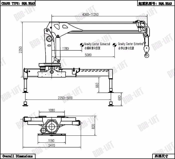 Price Hydraulic Telescopic Boom Construction Crane Manipulator - Buy ...