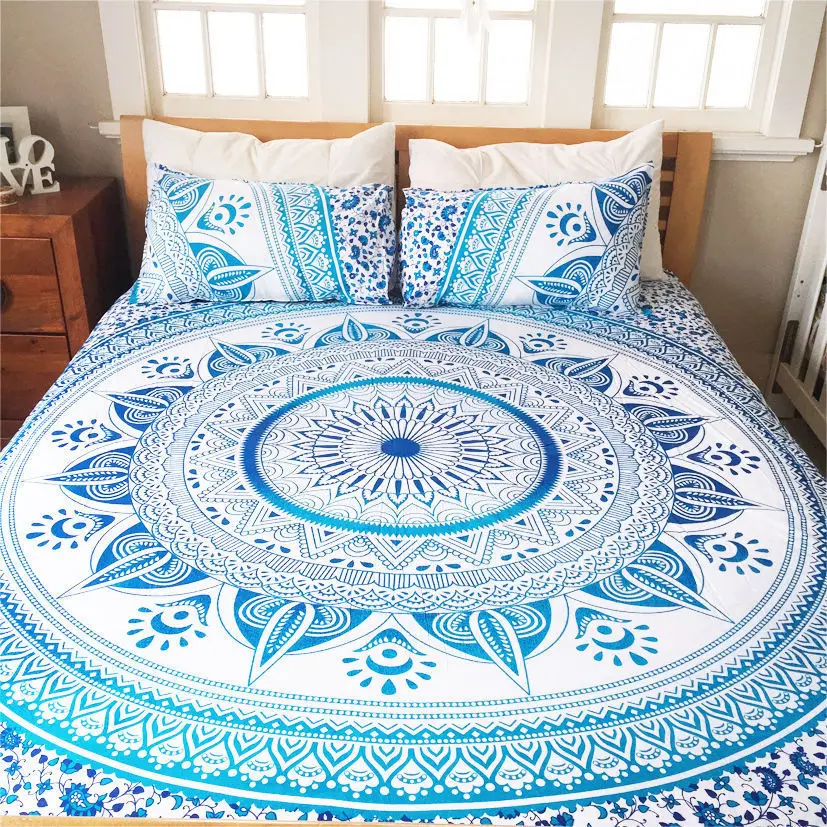 Hippie 100/% Cotton Indian Donna Duvet Cover Bohemian Bedding Bedspread Decor