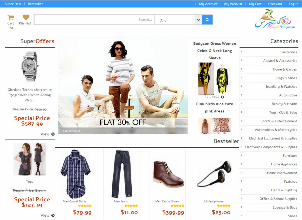Best Online Shop Design Company,Business Shop Cart