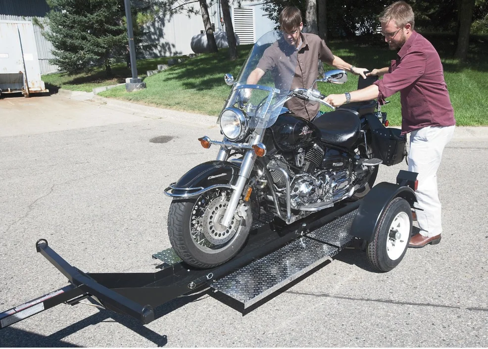 Small Singlerail Folding Motorcycle Trailer For Sale Buy Small