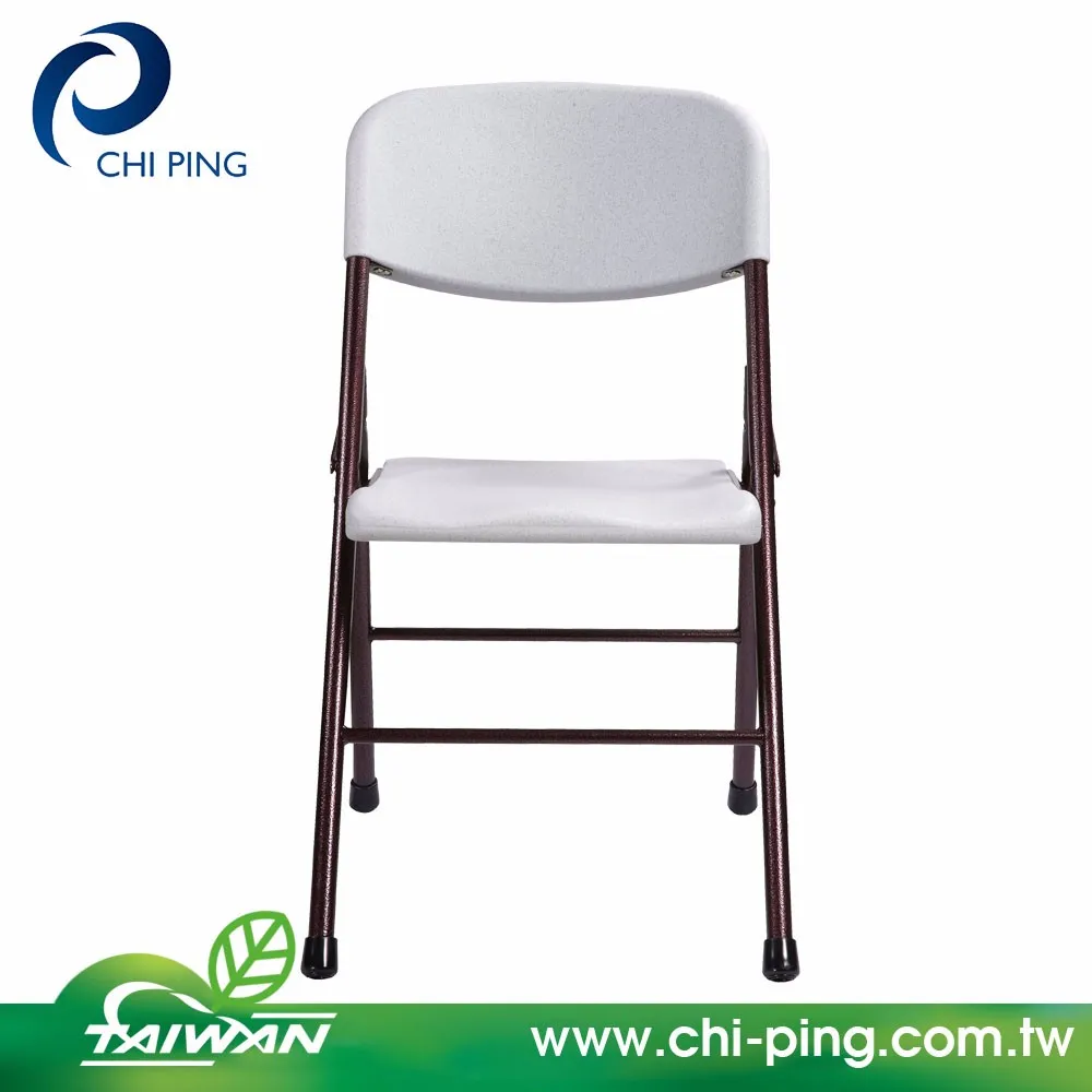 EFC-993, front view02, folding chair, grey, plastic chair