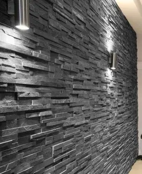 Chapa De Piedra Pizarra Natural Para Decorar Casa Pared Patio