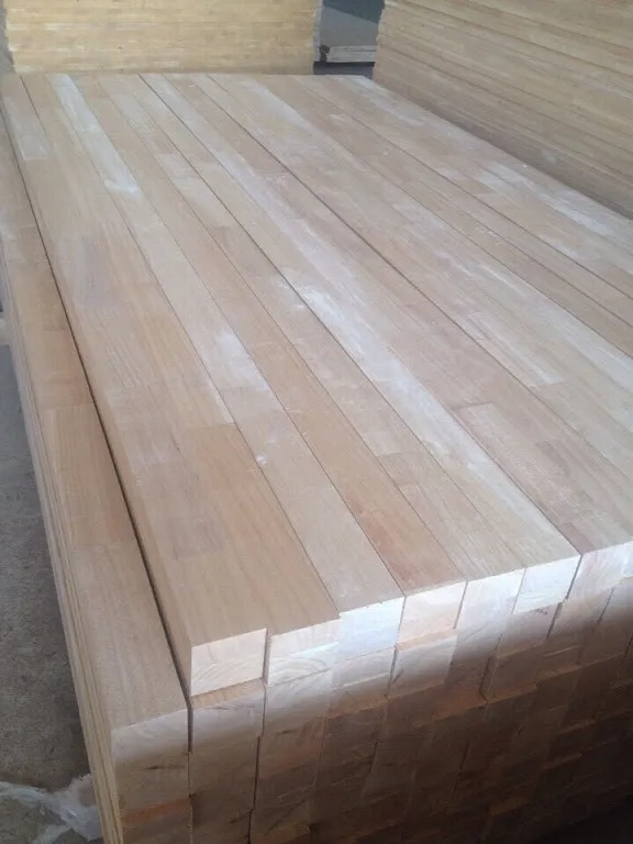 Rubber wood finger joint board/Rubber glued laminated timber