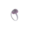 925 Sterling Silver Skull Ring, Ruby Gemstone Fashion Ring, Wholesale Wisdom Ring
