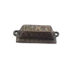 ANTIQUE CAST IRON CABINET CUP PULL HANDLE DOOR CUPBOARD KITCHEN CERAMIC KNOBS [ABK 4]