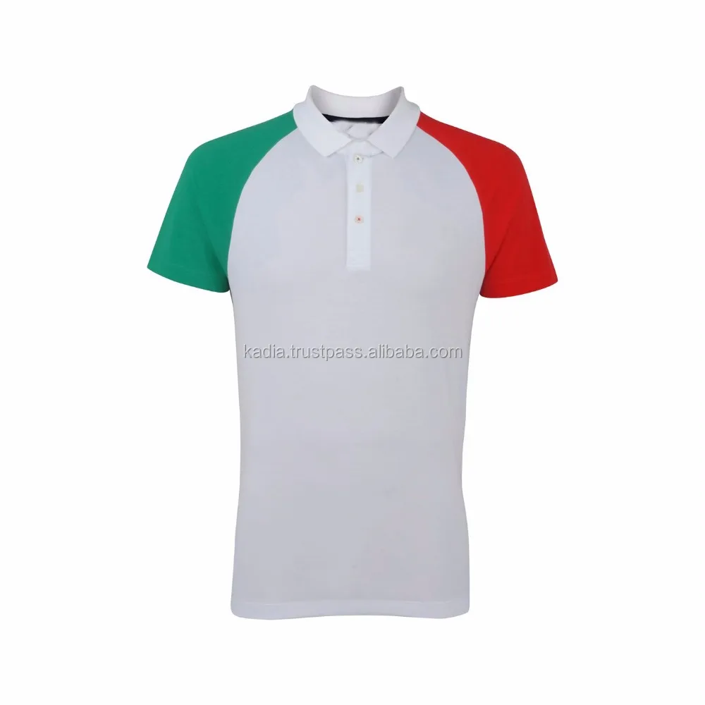 White Polo Shirt With Red Green Sleeve Buy Polo Shirt Design Multicolored Polo Shirts New Design Polo Shirt Product On Alibaba Com